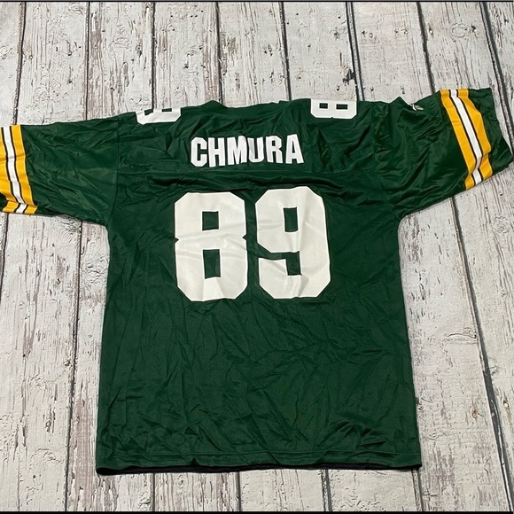 Vintage Mark Chmura Green Bay Packers Reebok Reversible Football Sports Jersey - Picture 2 of 12